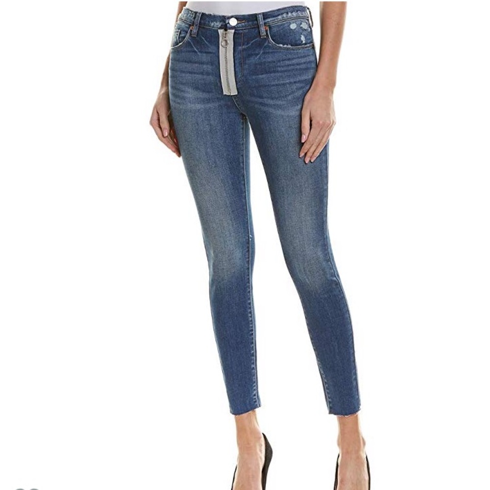 Revolve Blank NYC high rise skinny jeans bowery